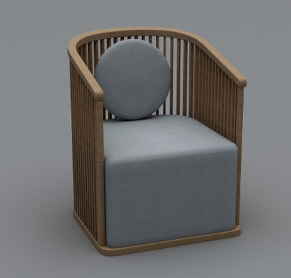 ISO14001承認の強い圧力容量のチークの純木の肘掛け椅子