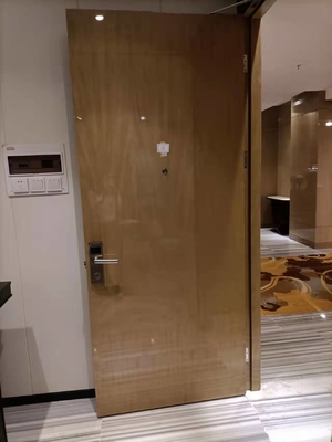 ISO9001標準150MM Thinknessの木製の寝室のドアの健全な証拠のドアのパネル