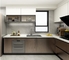 GLMのアパートの完全な食器棚セットISO14001マットの灰色のペンキの自由な単位