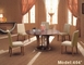Gelaimeiの家具製造販売業のホテルのレストランの家具の木の5人の食堂テーブル