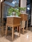 ISO9001標準的なホテルのロビーの家具の純木のコンソール テーブル550*550*750mm